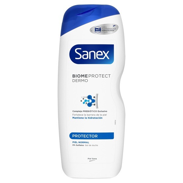 Sanex gel de ducha Dermo Protector 550 + 100 ml GRATIS